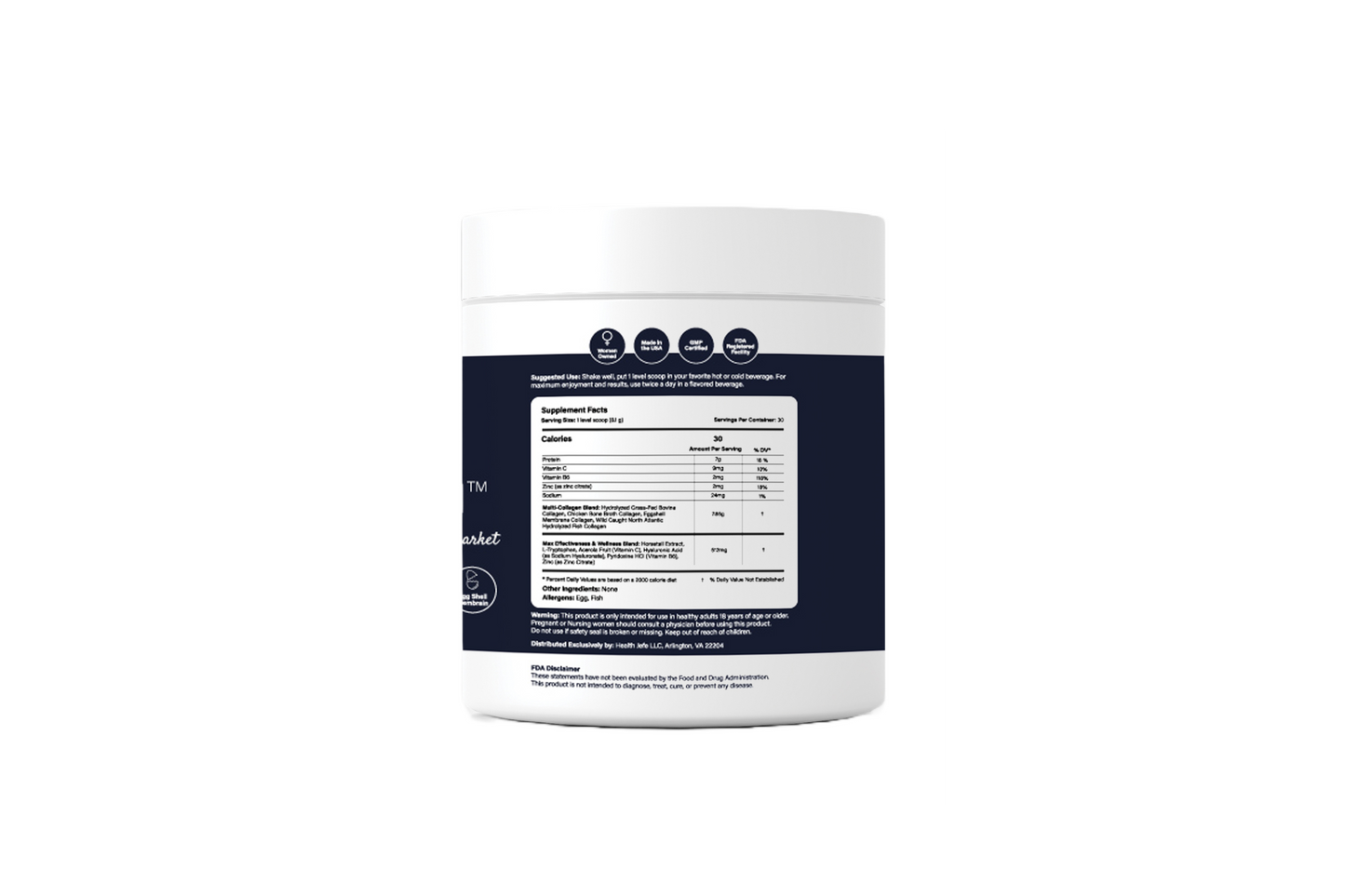 CollagenXcel: Collagen + Hyaluronic Acid (HA) powder
